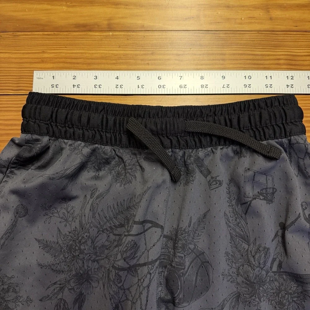 Air Jordan Sport Dri-FIT Shorts Floral Black Gray Diamond FV8614-010 Men's S